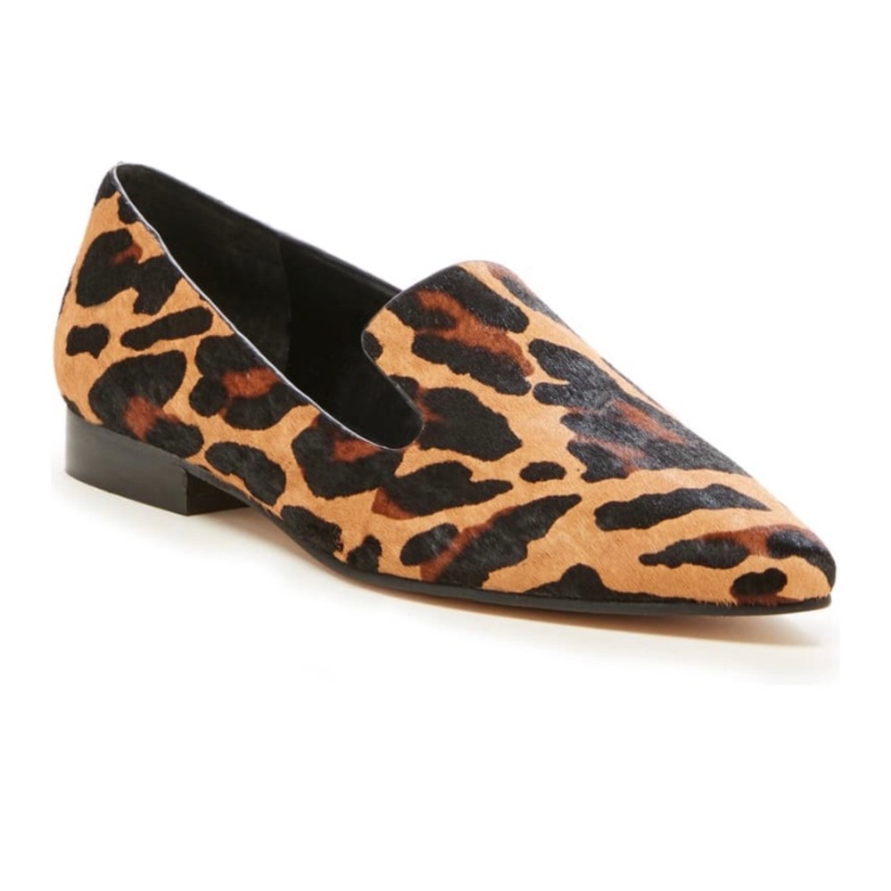 Sole Society So-Kapa Loafer Flat Size 7 Leopard